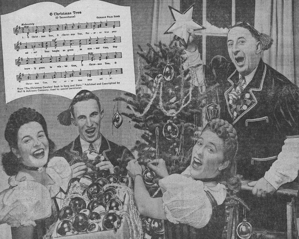 Photo from Milwaukee Christmas Ad  1949
