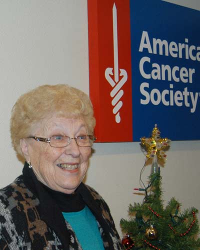 Betty outside the Spokane conference room named in her honor